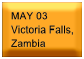 May 03 - Victoria Falls, Zambia